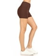 thumbnail image 2 of MOA Collection Women's Casual Soft Stretch Elastic Waist Workout Short Pant, 2 of 5