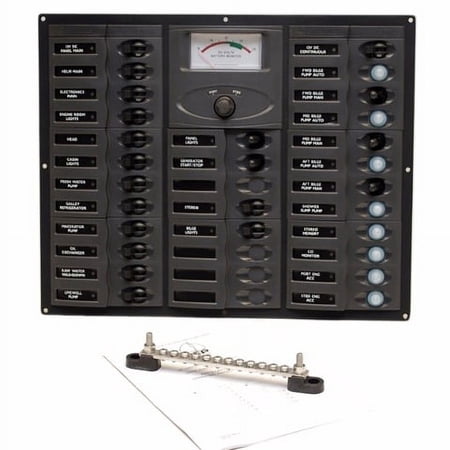 Deluxe BEP Boat Breaker Switch Panel 81-146-0001-01 | 12 Volt