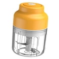 thumbnail image 3 of Naiovety Picadora de verduras Dido, picadora de ajo eléctrica USB, molinillo de cocina recargable inalámbrico Herramientas y accesorios para hornear Amarillo 250ml, 3 of 6