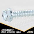thumbnail image 3 of 2" E-Track Hex Screw Pack w/ Self Drilling Tip (10 pk), 3 of 5