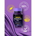 thumbnail image 4 of Melatonin 5mg | 300 Vegetarian Tablets | Berry Flavor for Men and Women | by Carlyle, 4 of 7