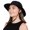 Black, variant on JAN & JUL Sun-hat for Women Men with UV Protection Cowboy Style, Foldable (Jasper: Black, L)