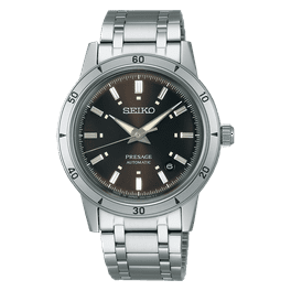 Seiko Men's Premier Kinetic Perpetual Calendar Silver Dial