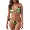 thumbnail image 1 of Fotbe St. Patrick's day in green colors Traje de Baño para Mujer de Dos Piezas – Bikini Sexy de Tirantes Tipo Halter con Diseño Triangular, 1 of 6