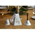 thumbnail image 6 of Bevin Bells Ring for a Kiss Wedding Bell | 6 Pack | Loud Cowbell, Tea Bell, or Ornamental Bells | Party & Reception Bell | Countertop Service Call Bell | Made in CT, USA, 6 of 7