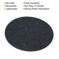 thumbnail image 4 of Uxcell 10" Round Plant Coasters Felt Pad Mat, Grey 3 In1 Set, 4 of 5