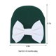 thumbnail image 3 of Minnieouse Gorros de bebé con lazo, gorros para recién nacidos, regalos de cumpleaños, accesorios cómodos para niños pequeños, suministros de Sombreros green2 nudo blanco Minnieouse AP009361-33B, 3 of 5