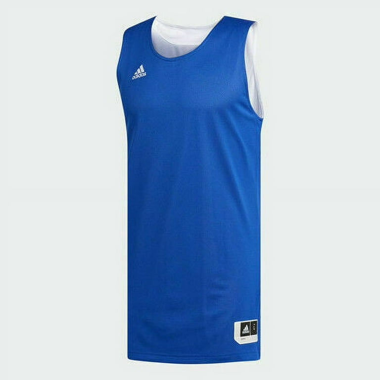 Adidas Mens Reversible Basketball Practice Jersey 2XLT Maroon/White