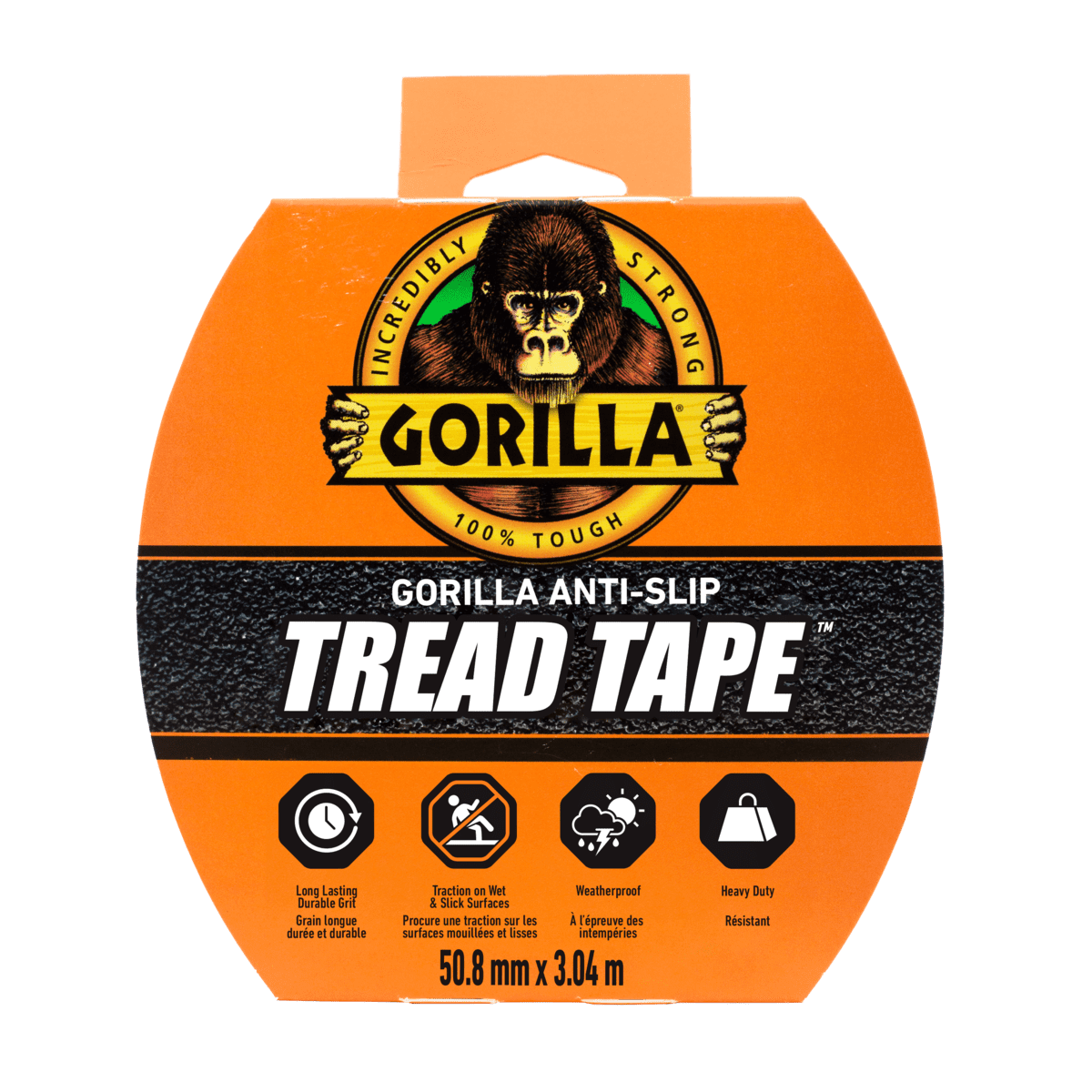 (2 pack) Gorilla Glue Tread Tape, 10 Foot, Single Roll, Pack of 1, Black