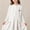 White, variant on Girls Lightweight Cardigan Cotton Knit Button Front Round Neck Long Sleeve Bear Embroidery Yellow,Size 2-3 T