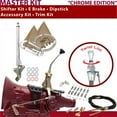 thumbnail image 1 of American Shifter  C4 Shifter Kit Chrome 8 in. E Brake Cable Clamp Clevis Trim Kit Dipstick for F73C3, 1 of 1