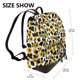 thumbnail image 2 of Balery Cute Cow Print Sunflower C Mochila de Cuero para Mujeres, Gran Capacidad, Bolsa de Viaje Multifuncional, Mochila de Cuero y Bolsa de Hombro para Mujeres, 2 of 4
