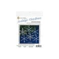 thumbnail image 1 of Solid Oak Kit Beaded Ornament Snowflakes Crystl/Bl, 1 of 2