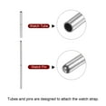 thumbnail image 4 of Uxcell 10Pack Watch Strap Tubes Pins, 1.1mm Tube Dia, 24mm Pin Length Stainless Steel, 4 of 5