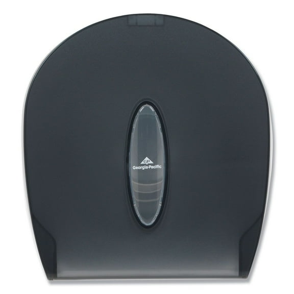 Jumbo Jr. 10.6 in. x 5.4 in. x 11.3 in. Single Roll, Bathroom Tissue Dispenser - Translucent Smoke