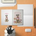 thumbnail image 4 of Happy Mother's Day Airedale Terrier Love Dog Mom Heart Flower 5x7in Folded Greeting Card Dale Waterside Dog Lover Single Note Card with Envelope - 12004, 4 of 5