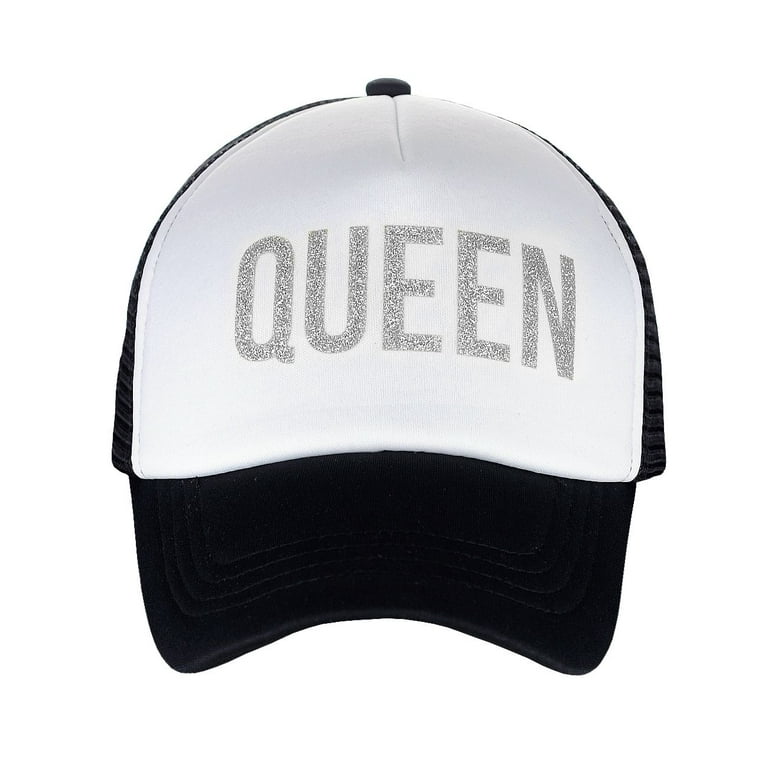 D&Y Unisex KING QUEEN Mesh Back Trucker Baseball Cap Hat
