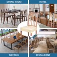 thumbnail image 7 of 4Pcs Seat Slipcovers, Easy-Going 100% Waterproof Seat Covers for Dining Room Chairs, Stretch Jacquard Dining Chair Covers for Dining Chairs, Waterproof Removable Washable, Beige, 7 of 7