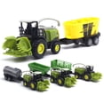 thumbnail image 4 of Gwong Juguete 1/55 Diecast Farm Truck Tractor Friction Model Model Modelo de juguete educativo regalo Gwong 30003156, 4 of 7
