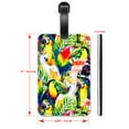 thumbnail image 2 of Colorful Birds - Luggage ID Tags / Suitcase Identification Cards - Set of 2, 2 of 5