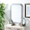 thumbnail image 2 of SAFAVIEH Ahna 24 in. x 36 in. Solid Framed Mirror, Silver, 2 of 5