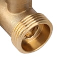 thumbnail image 1 of Aramox divisor de tubo de manguera de 2, conectores de grifo de tubo de manguera divisor de válvula de 2 de latón de 3/4 de pulgada para riego de jardín, 1 of 7