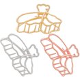 thumbnail image 3 of GOOHOCHY 3 pinzas para el pelo con forma de mariposa, elegantes, accesorios para el pelo para mujer., 3 of 8