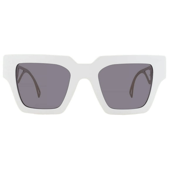 Versace VE 4431 Plastic Womens Square Sunglasses White/Gold 50mm Adult