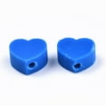 thumbnail image 3 of 50pc Handmade Polymer Clay Beads Heart Mixed Color 10x10x5mm Hole: 2mm, 3 of 3