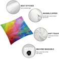 thumbnail image 4 of TIAOTIAOHOU Fractal of 2 Throw Pillow Cases, Abstract Ocean Rainbow Trail Cozy Pillow Cover Square Cushion Case Set Pillowcase Decorative for Home Sofa Bedroom Car Office, 4 of 6