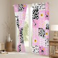 thumbnail image 3 of jejeloiu Kawaii Cattle Blackout Curtains Set of 2 (52x84 Each),Cute Dasiy Flowers Window Curtains,Rustic Western Farmhouse Curtains and Drapes For Girls Teens,Super Cozy Room Decor, 3 of 6
