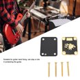 thumbnail image 4 of Electric Guitar Neck Plate with 4 Holes, Protective Guitar Neck Board Replacement for Improved Tone and Resonance, 4 of 7