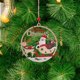 thumbnail image 2 of Adorno colgante de Navidad Adorno colgante de árbol de Navidad Madera hueca Navidad Hombre de trineo, 2 of 9