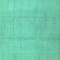thumbnail image 1 of Ahgly Company Machine Washable Indoor Square Abstract Turquoise Blue Modern Area Rugs, 5' Square, 1 of 4