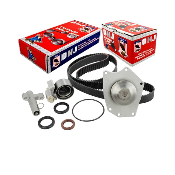 DNJ TBK1150AWP Timing Belt Kit Water Pump Fits Cars & Trucks 2004 Chrysler Pacifica 3.5L SOHC