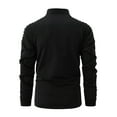 thumbnail image 3 of AOOCHASLIY Father's Day Gifts Men's UPF 50+ Shirts 1/4 Zip Up Sun Protection Long Sleeve Rash Guard Outdoor Hiking Fishing Running Shirts, 3 of 4