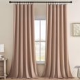 thumbnail image 1 of Cortinas Joydeco Velvet Rose Beige Blackout 229 x 229 cm, 2 paneles, 1 of 8