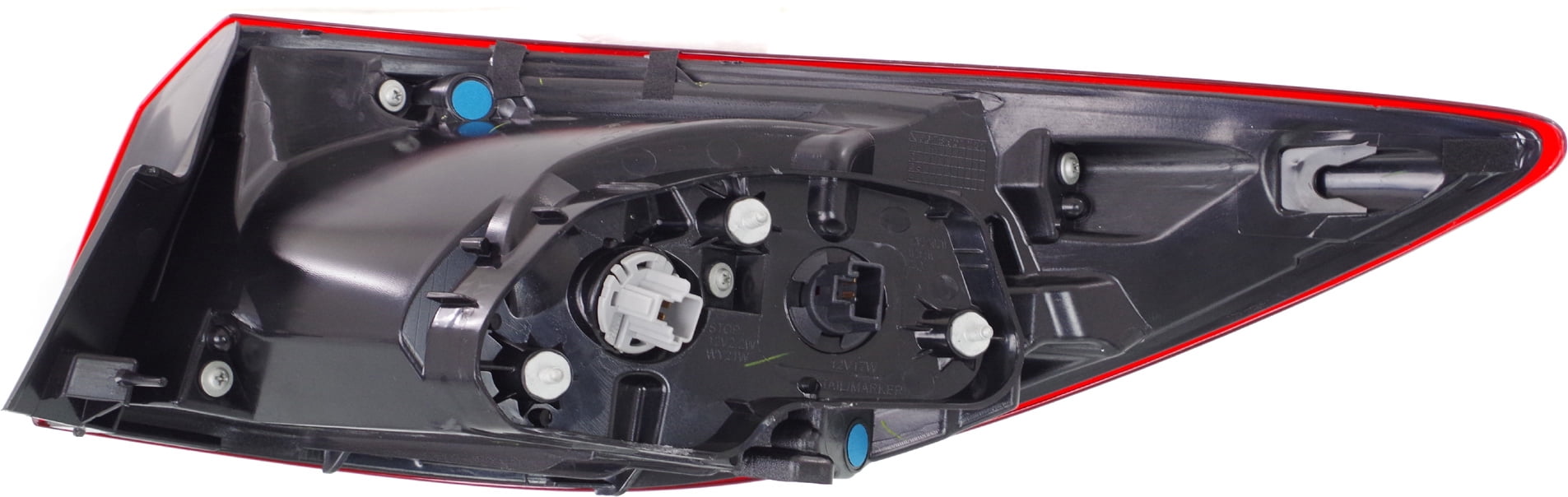Tail Light Compatible With 2014-2018 Mazda 3 Left Driver Side, Outer With bulb(s)