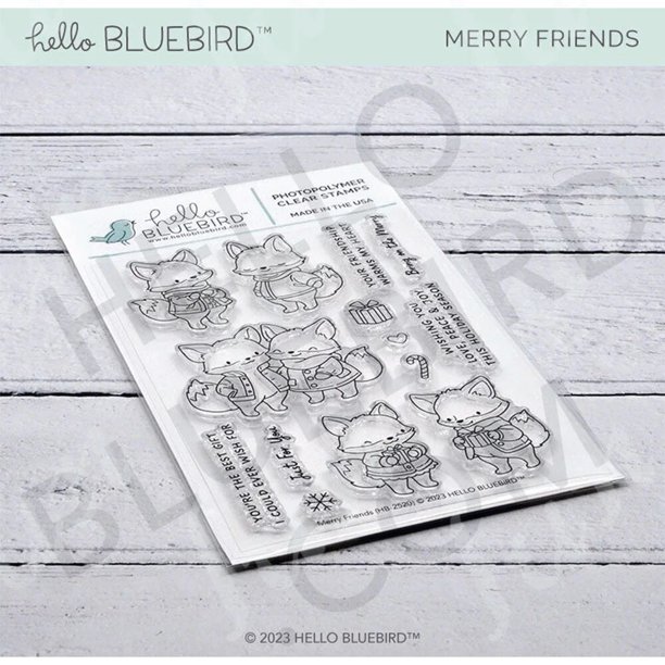 Juego de sellos transparentes y troqueles de corte de Metal para Littles Friends de vacaciones, álbum de recortes con relieve, plantilla decorativa para manualidades navideñas