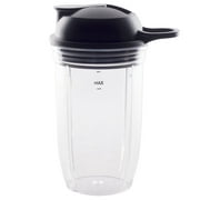 18 oz Cup and To-Go Lid Replacement Parts Compatible with NutriBullet Pro 1000, Combo and Select Blenders