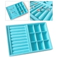 thumbnail image 4 of Organizador de Bandejas de Joyería Apilable de Lujo Zulema Bandeja de 9 Rejillas Reloj Organizador Cajón, 4 of 8