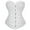 White, variant on Strapless Shapewear for Women Tummy Control Women's Court Corset Polka Dot Print Tie Belly Breasted Lace Shapewear on Clearance