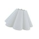 thumbnail image 4 of Pantalla de lámpara de mesa de pétalos Pantalla de lámpara de pie Accesorios de iluminación Pantalla de tela moderna Blanco, 4 of 9