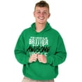 thumbnail image 3 of Terrible Brother Awesome Uncle Men's Big & Tall Graphic Hoodie Brisco Brands 2X, 3 of 4