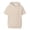 A95-Beige, variant on Hienoo Casual Solid Color Hoodies For Boys Girls Summer Short Sleeve Hooded Sweatshirts With Pockets