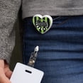 thumbnail image 2 of Beetlejuice Beetle Worm Heart Lanyard Retractable Reel Badge ID Card Holder, 2 of 4