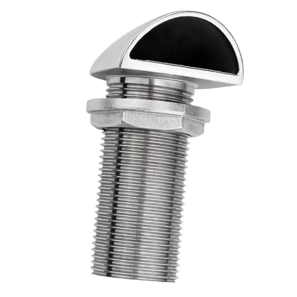 Conector de drenaje pasante Accesorios para casco de barco Accesorios de plomería para barcos tubo de 075 pulgadas