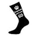 thumbnail image 3 of Mens Keep Calm You're Only 60 Black Socks 60th Birthday, 3 of 3