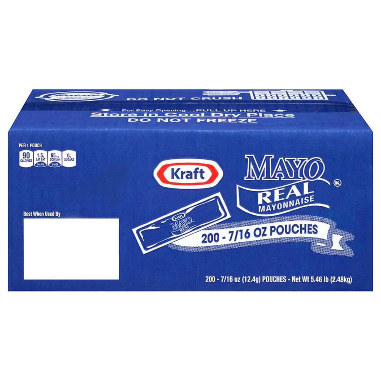 Kraft Real Mayo Mayonnaise Single Serve Pouches (200 ct.)