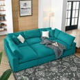 thumbnail image 3 of Commix Down Filled Overstuffed 6-Piece Sectional Sofa, 3 of 8